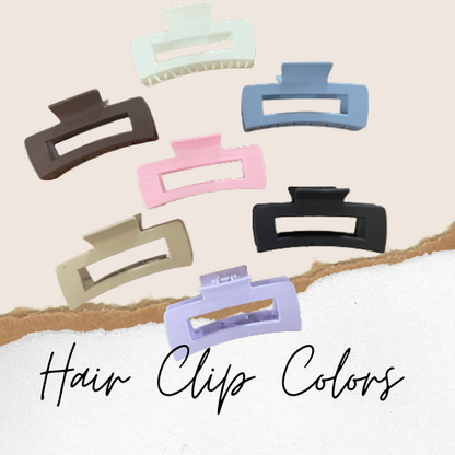 Branded Hair Clips (Large)