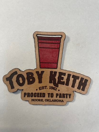 Red Solo Cup | Toby Edition | Leather Patch Hat