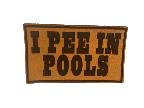 I pee in pools