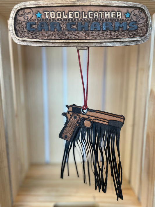 Pistol Car Charm