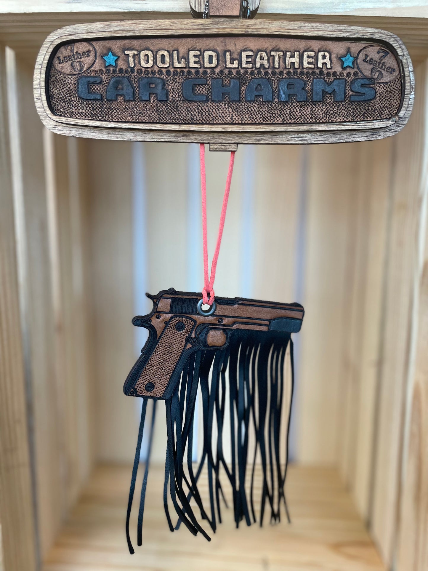 Pistol Car Charm